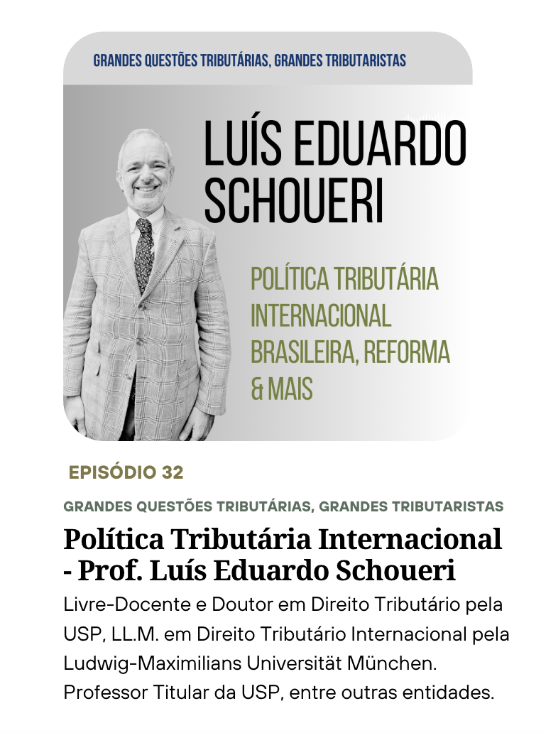 Luís Eduardo Schoueri - TribcontCast - Tributario para Contadores